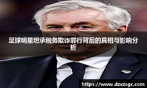 足球明星坦承税务欺诈罪行背后的真相与影响分析